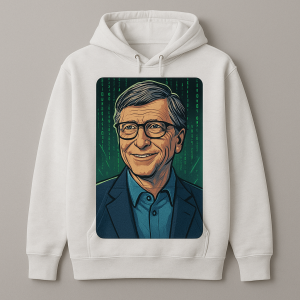 White Visionary Sweatshirt – Bill Gates Edition