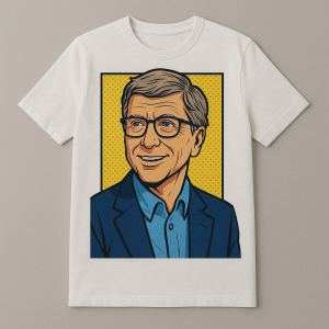 Innovator’s White Tee – Bill Gates Edition